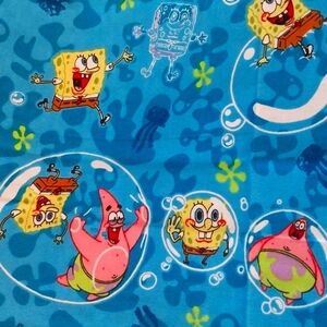 SpongeBob and Patrick Flannel